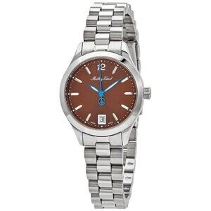 NWT Authentic Mathey-Tissot Urban Quartz Brown Dial Women's Watch